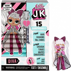 LOL Surprise Diva Мини Модницы J.K. с 15 сюрпризами (MGA Entertainment, 570752)